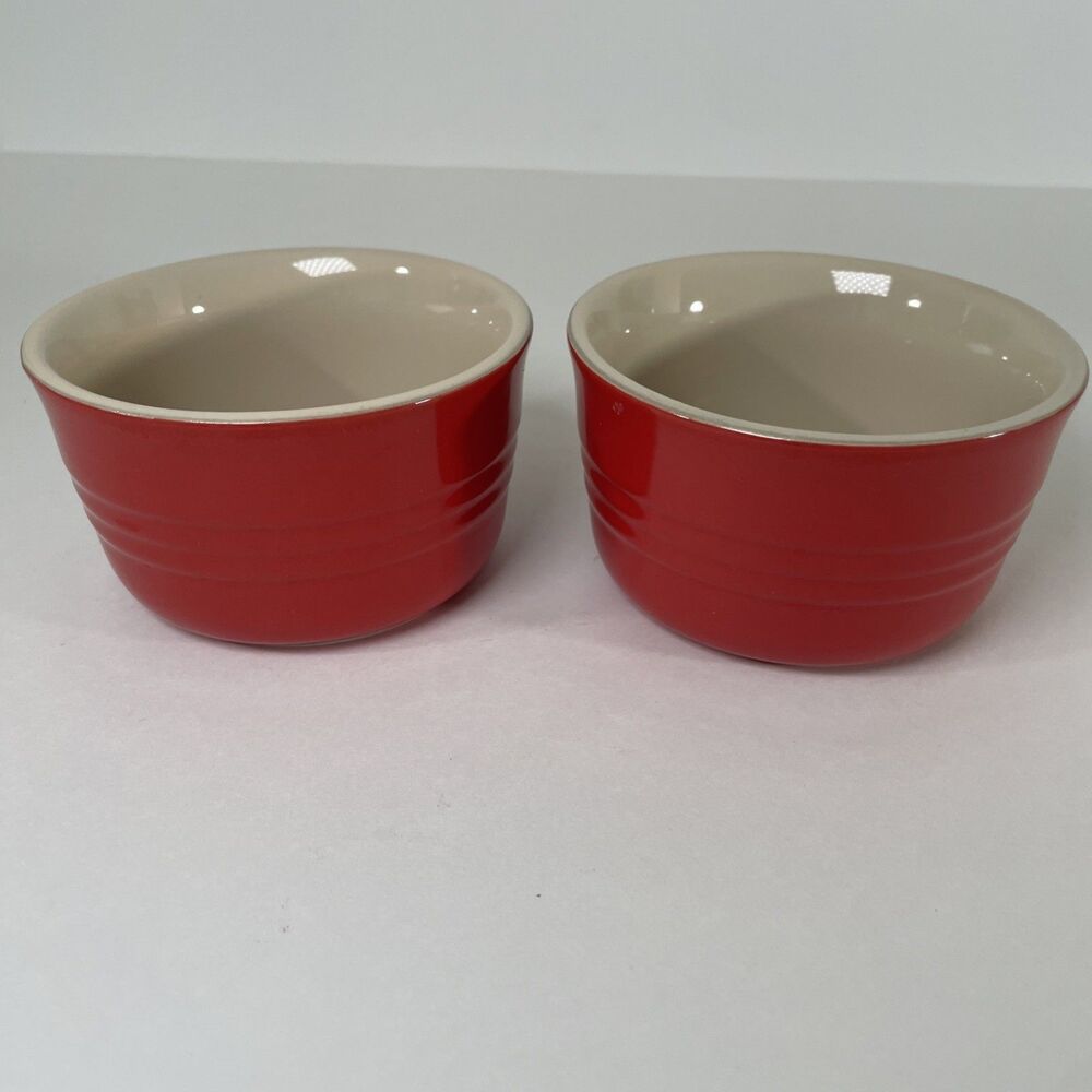 Le Creuset Ramekin Set Of 2 Red 14-22